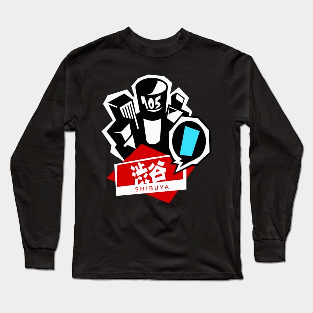 Persona 5 Shibuya Long Sleeve T-Shirt by JayMar